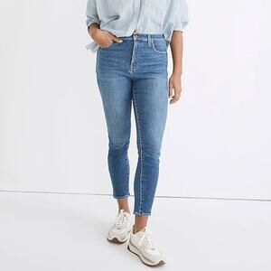 Madewell 10" High-Rise Skinny Crop Jeans in Bradfield Wash Size 30